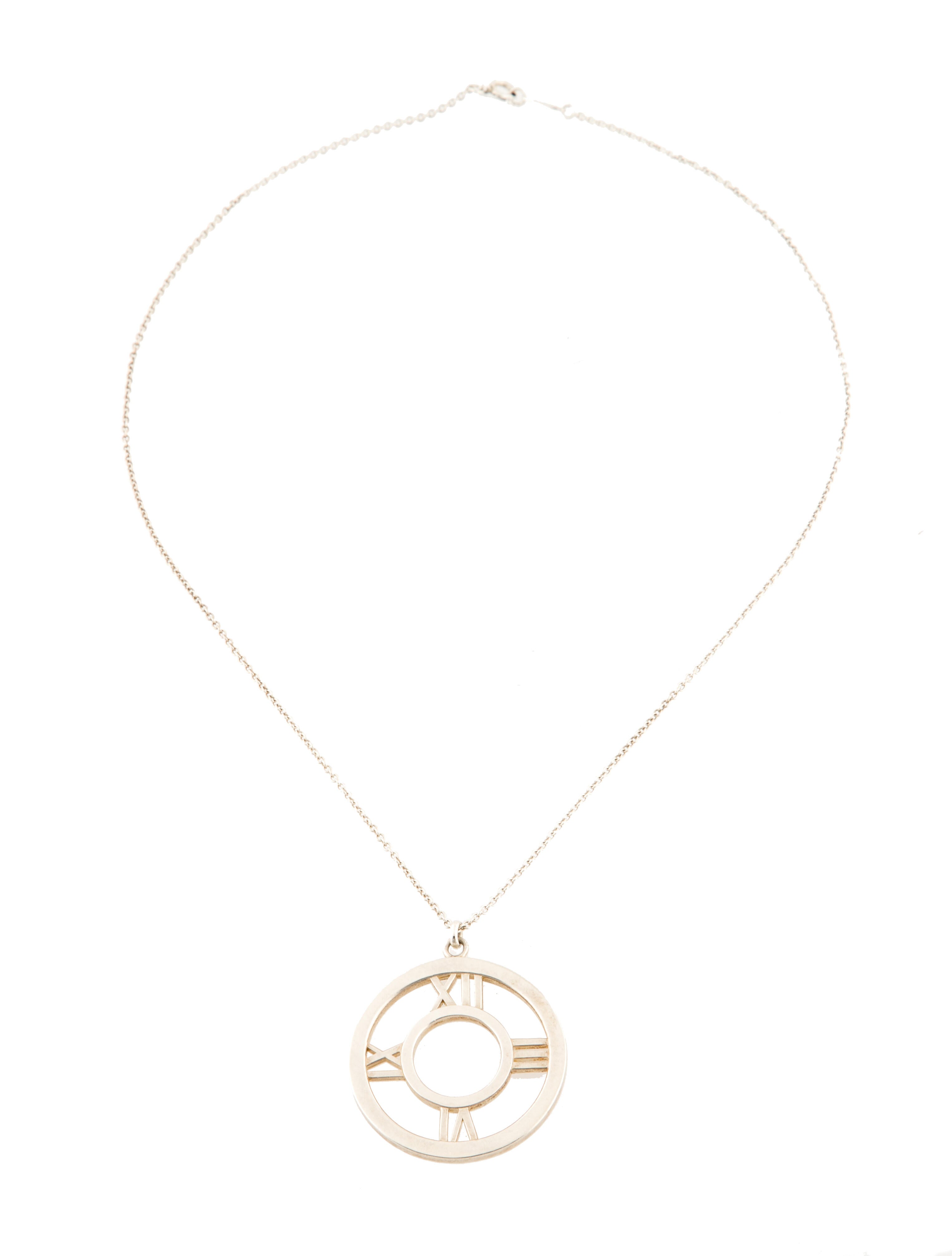 Tiffany & Co. Atlas Pendant Necklace