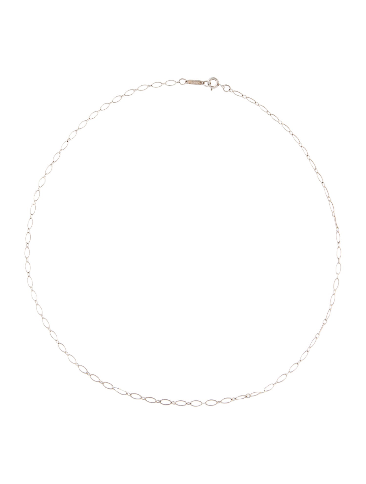 Tiffany & Co. Oval Link Chain Necklace