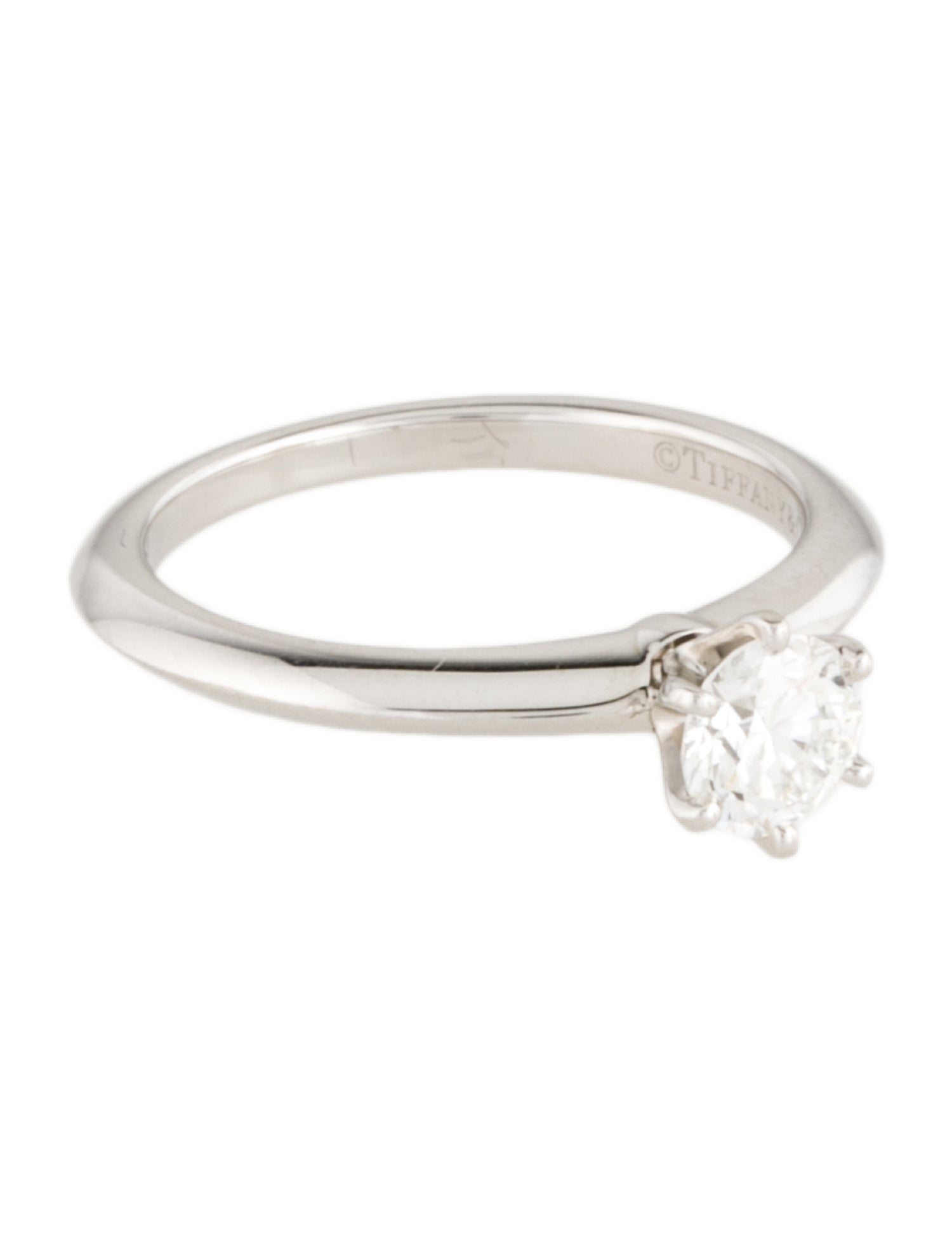 Tiffany & Co. Platinum Diamond The Tiffany® Setting Engagement Ring