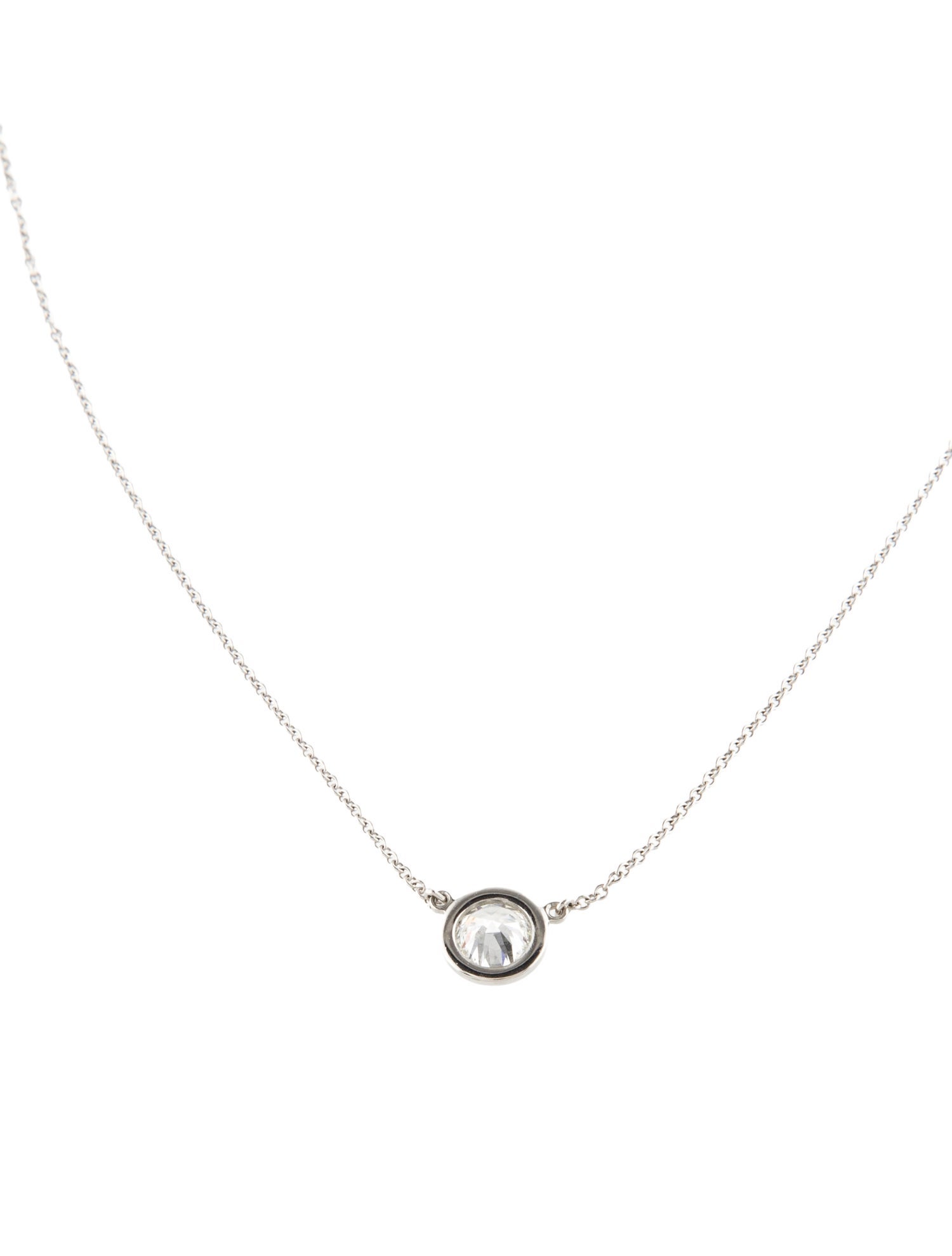 Tiffany & Co. Platinum Diamonds By The Yard® Pendant Necklace