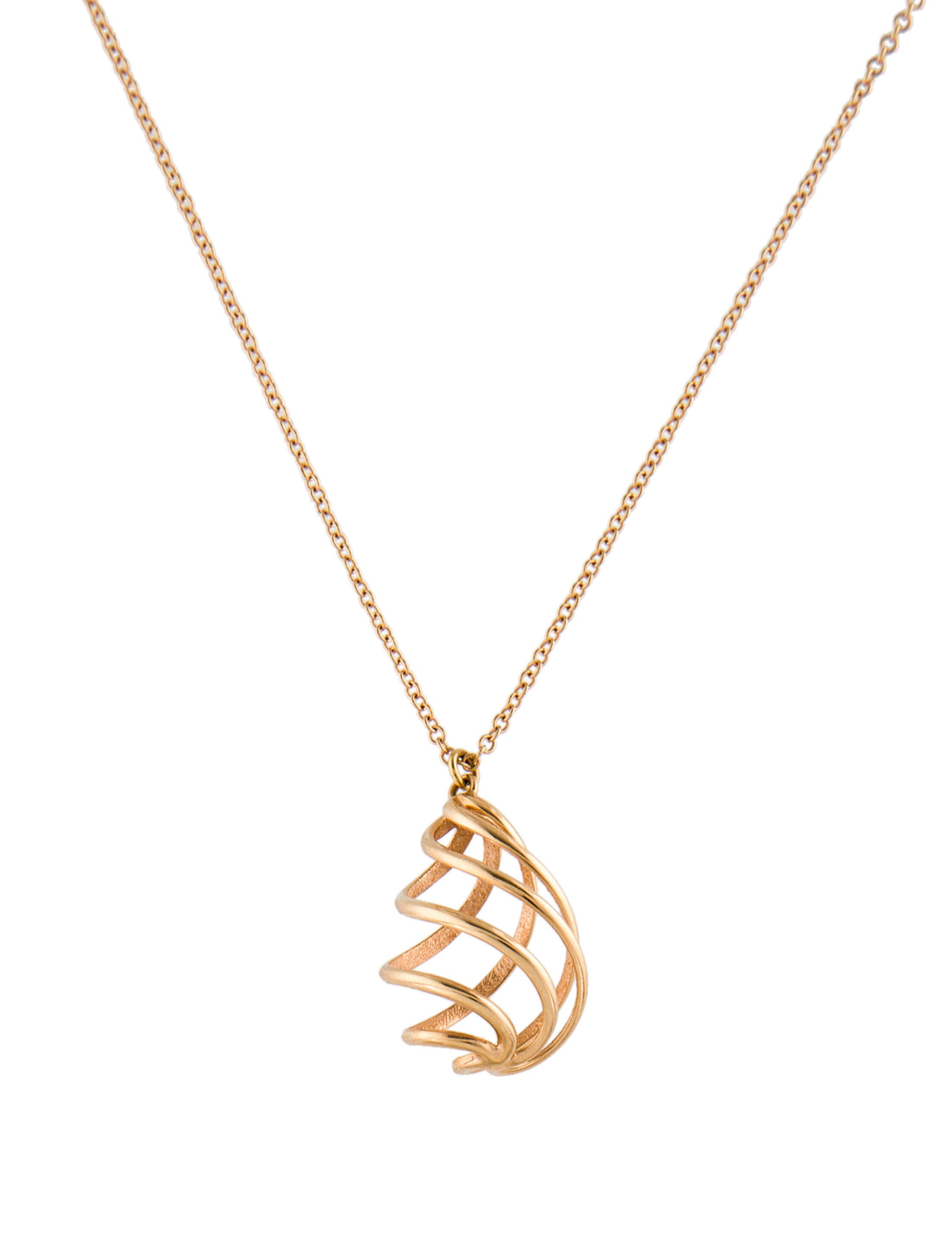 Tiffany & Co. 18K Venezia Luce Pendant Necklace