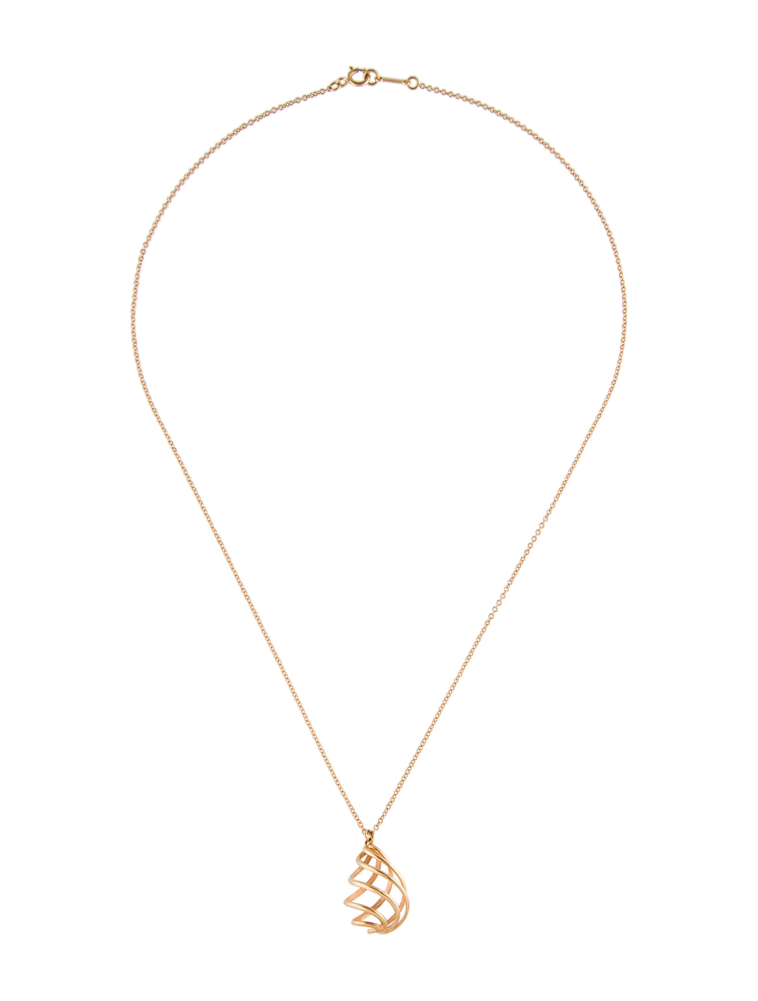 Tiffany & Co. 18K Venezia Luce Pendant Necklace