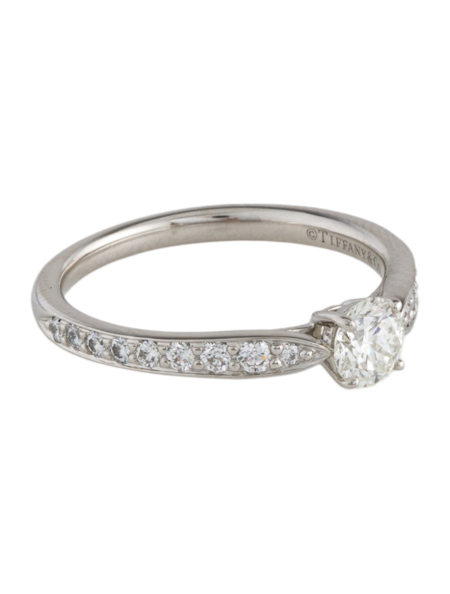 Tiffany & Co. Platinum Diamond Engagement Ring