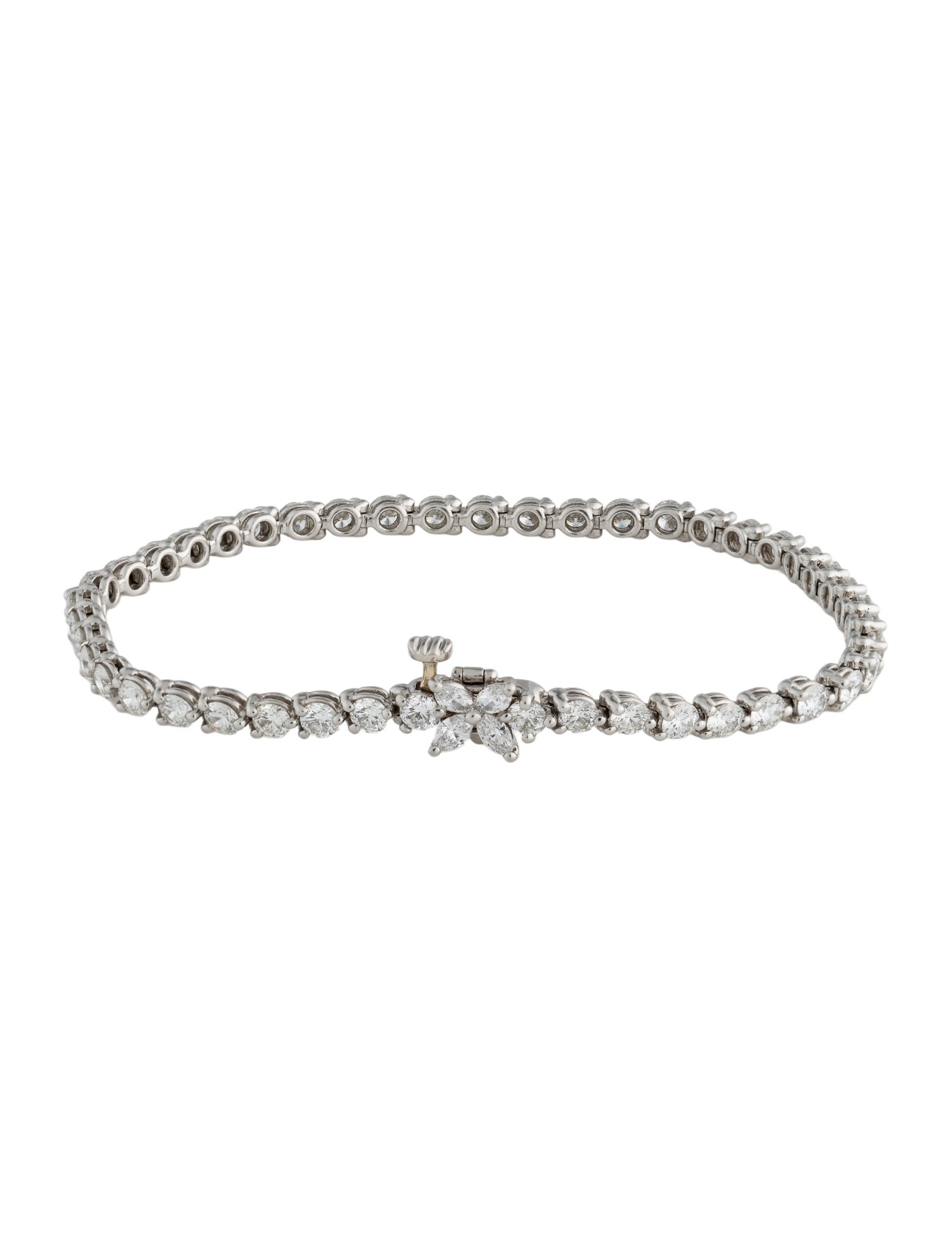 Tiffany & Co. Platinum Diamond Victoria Tennis Bracelet