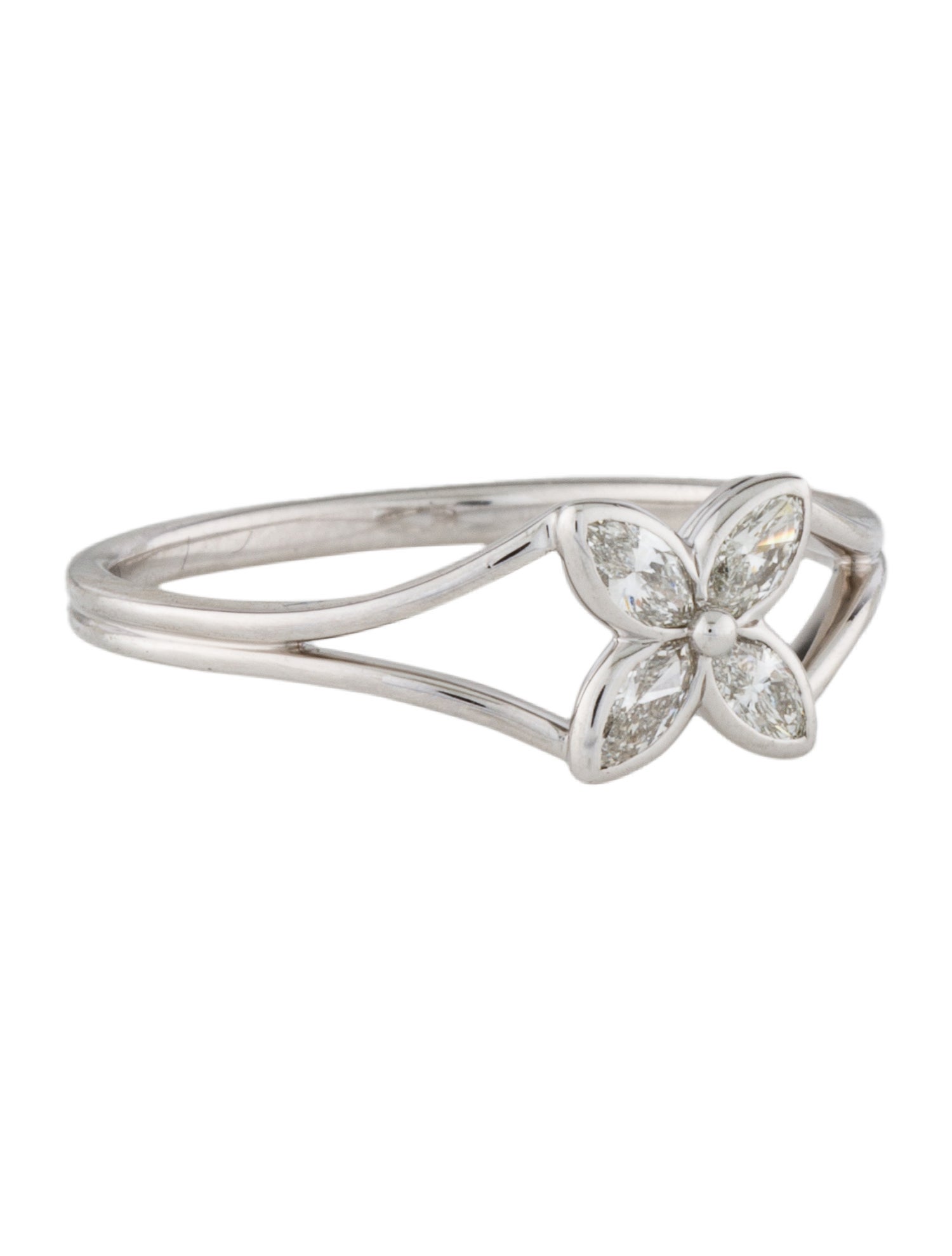 Tiffany & Co. Victoria® Platinum Diamond Flower Ring