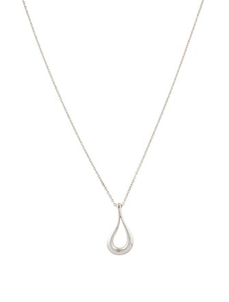 Tiffany & Co. Open Teardrop Pendant Necklace