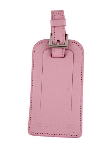 Tiffany & Co. Keychains Leather Luggage Tag