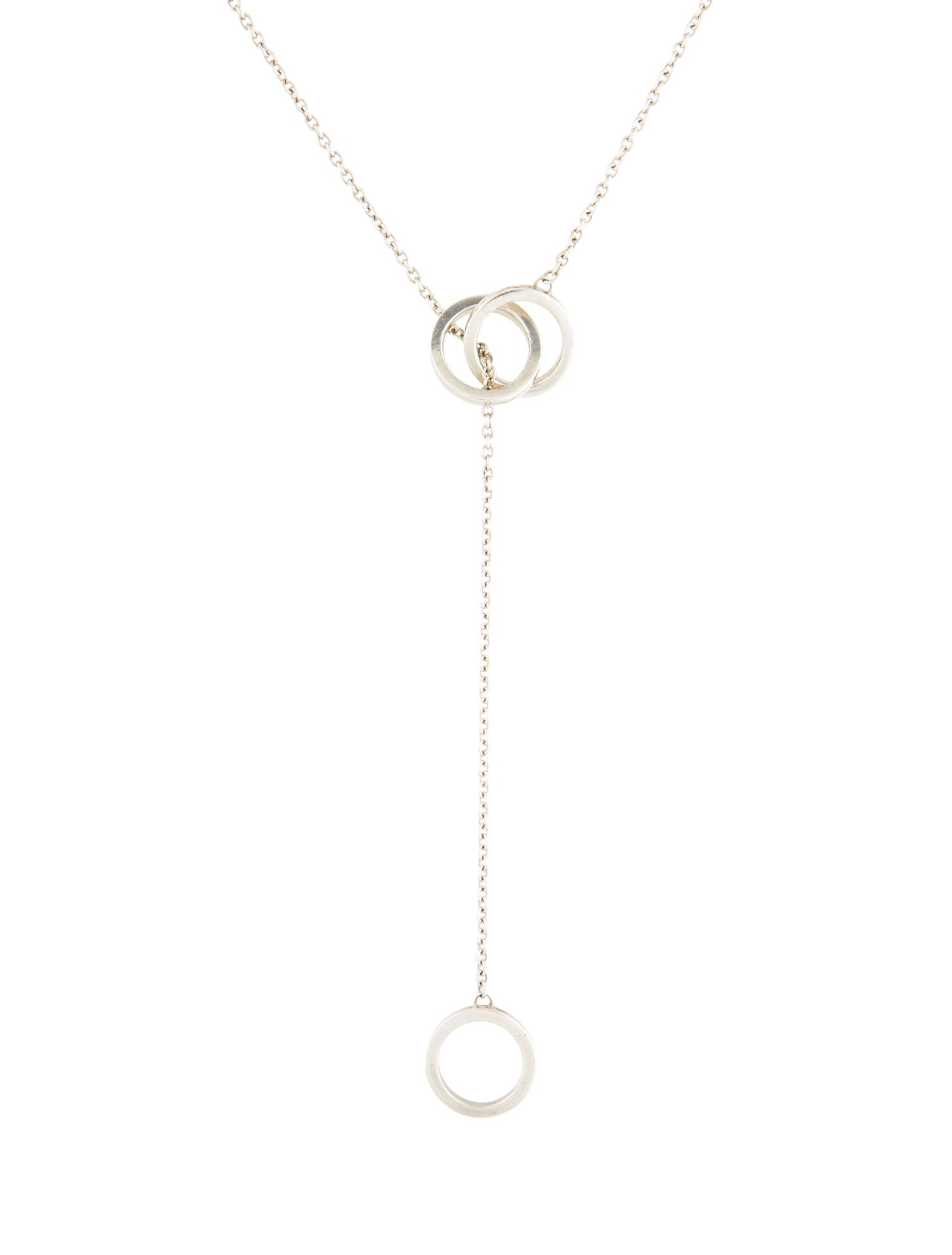 Tiffany & Co. Interlocking Circles Lariat Necklace