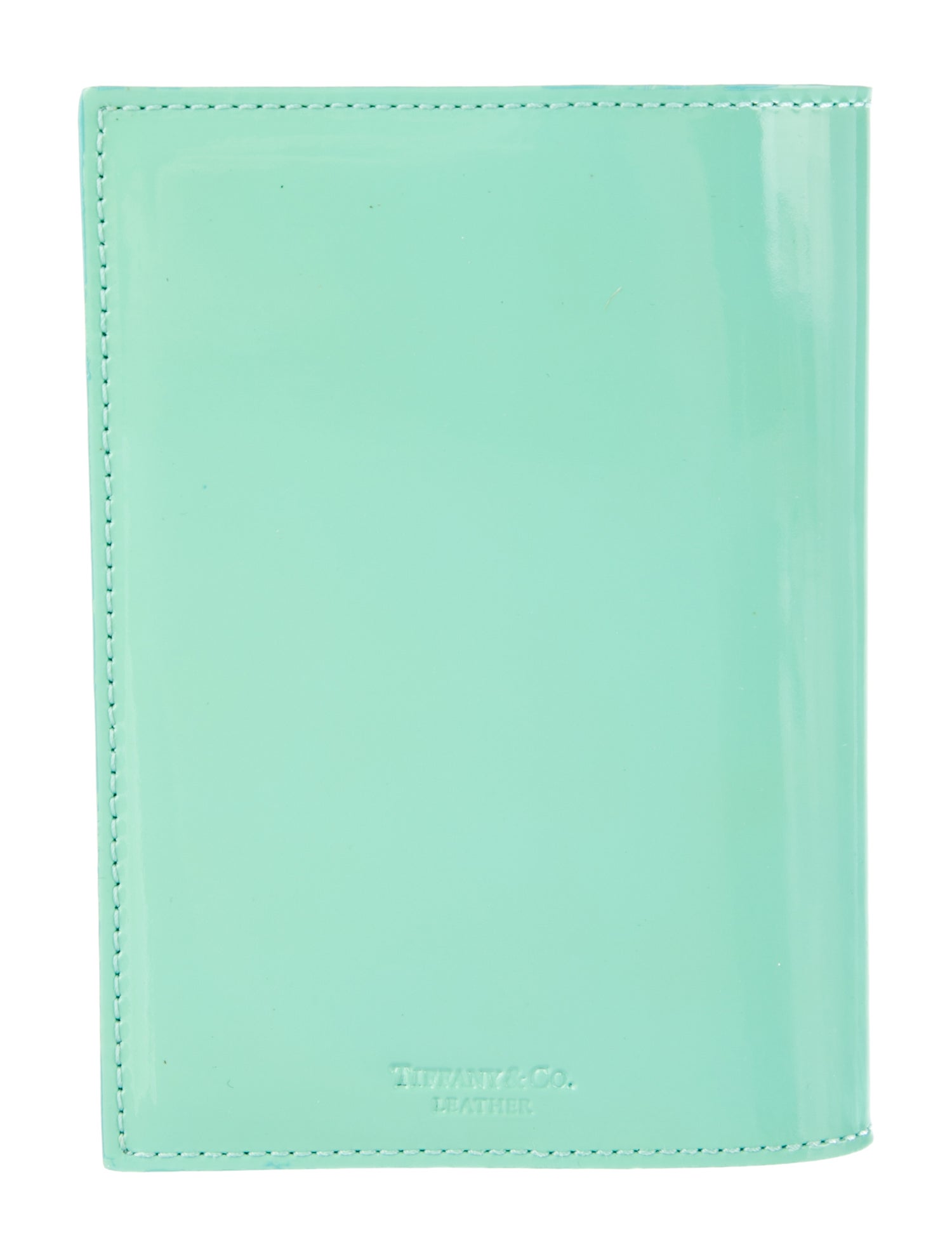 Tiffany & Co. Patent Leather Passport Holder & Luggage Travel Tag