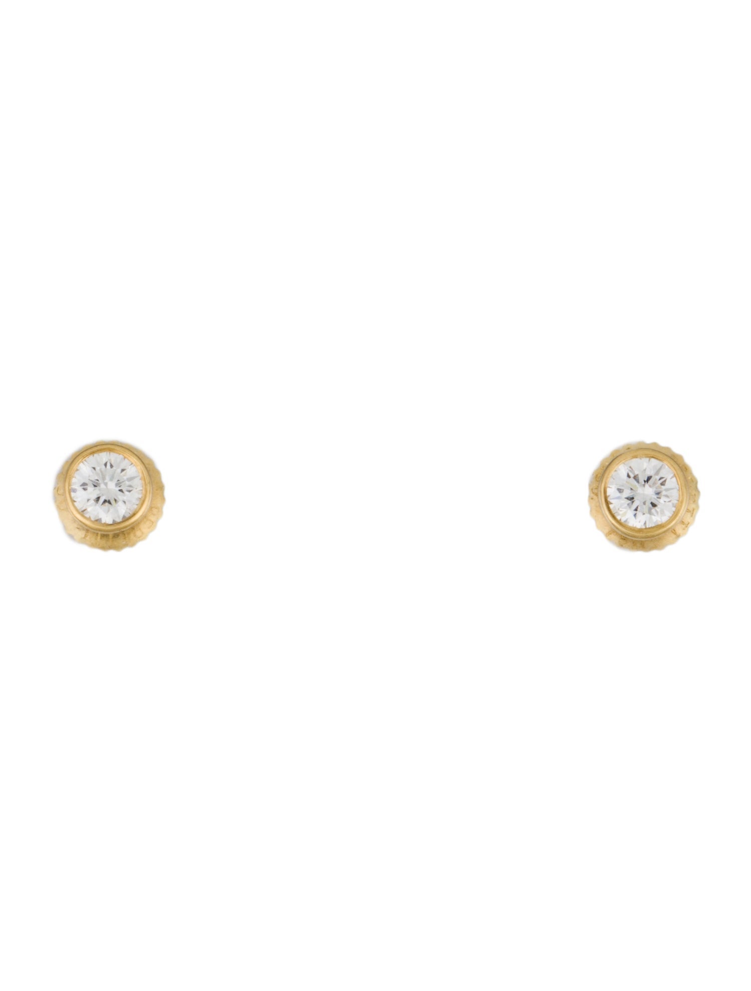 Tiffany & Co. 18K Diamond By The Yard Stud Earrings