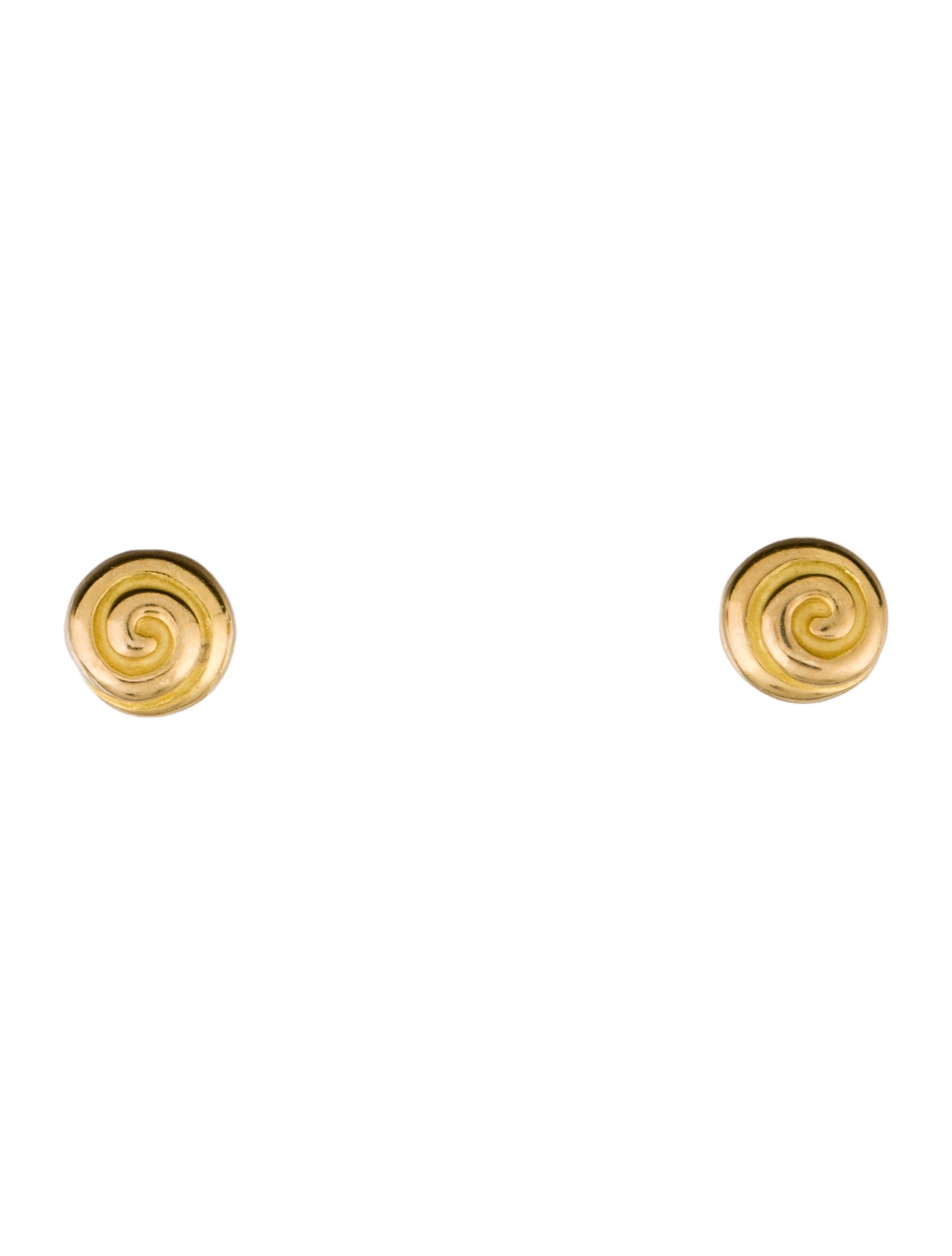 Tiffany & Co. 18K Swirl Stud Earrings