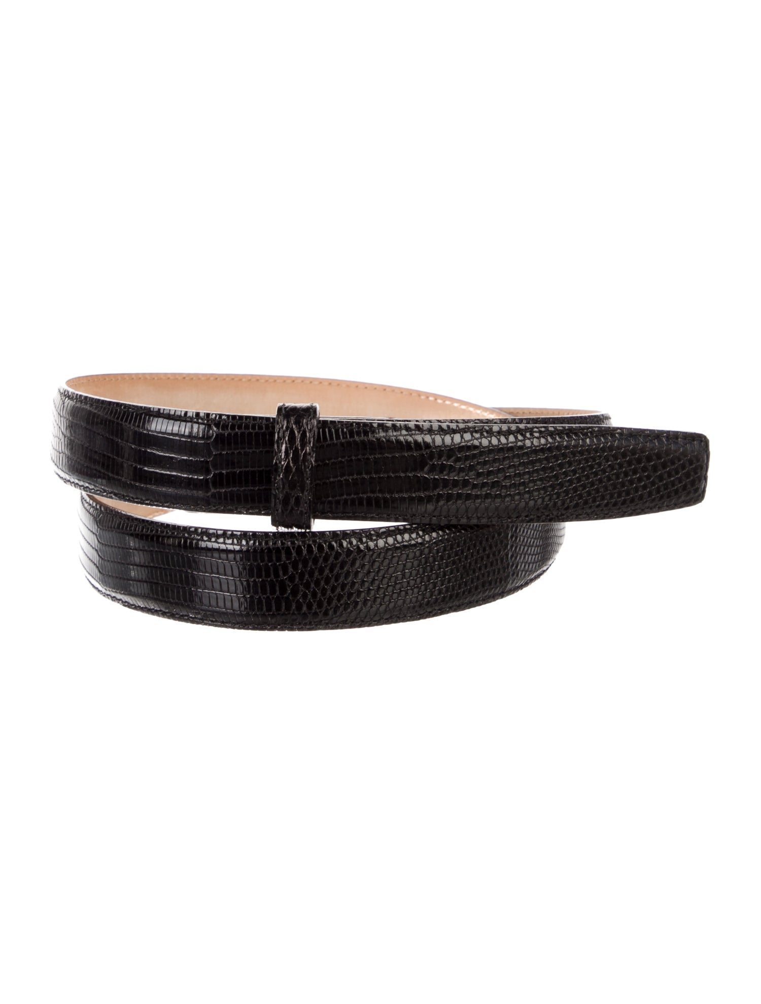 Tiffany & Co. Skinny Lizard Waist Belt