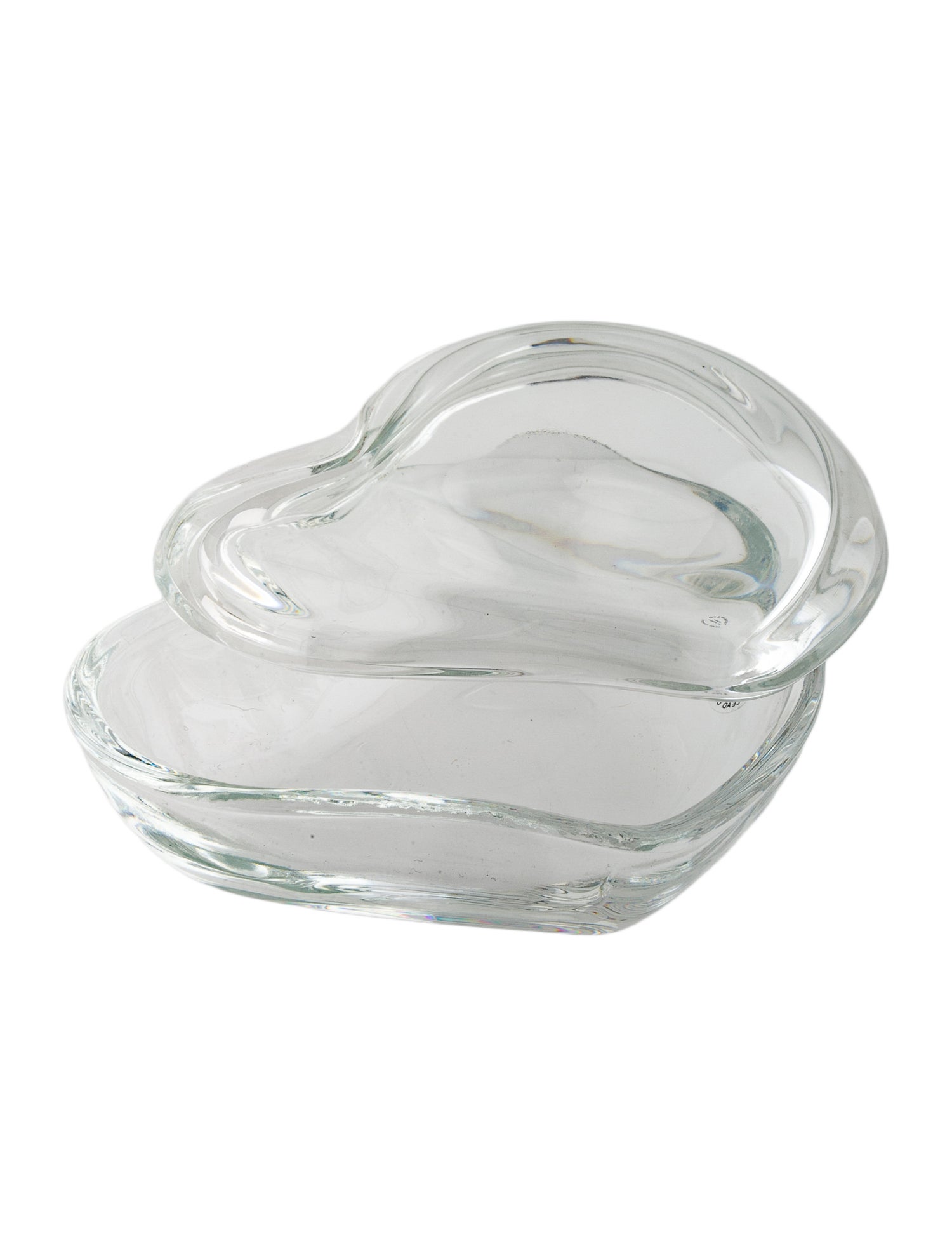 Tiffany & Co. Elsa Peretti Crystal Heart Box