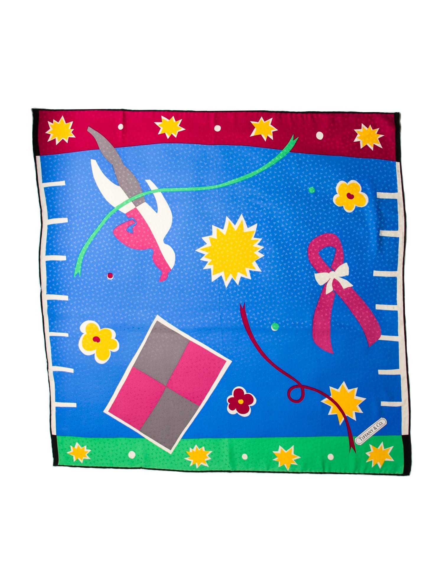 Tiffany & Co. Silk Printed Scarf