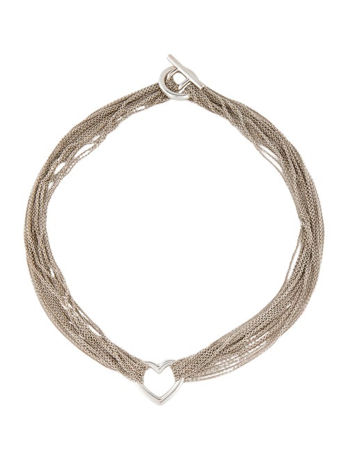 Tiffany & Co. Multistrand Heart Toggle Necklace