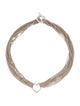 Tiffany & Co. Multistrand Heart Toggle Necklace