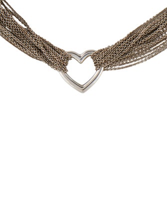 Tiffany & Co. Multistrand Heart Toggle Necklace
