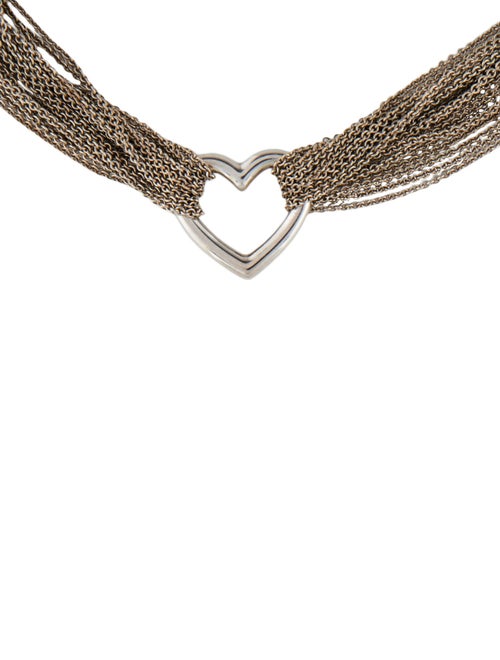 Tiffany & Co. Multistrand Heart Toggle Necklace