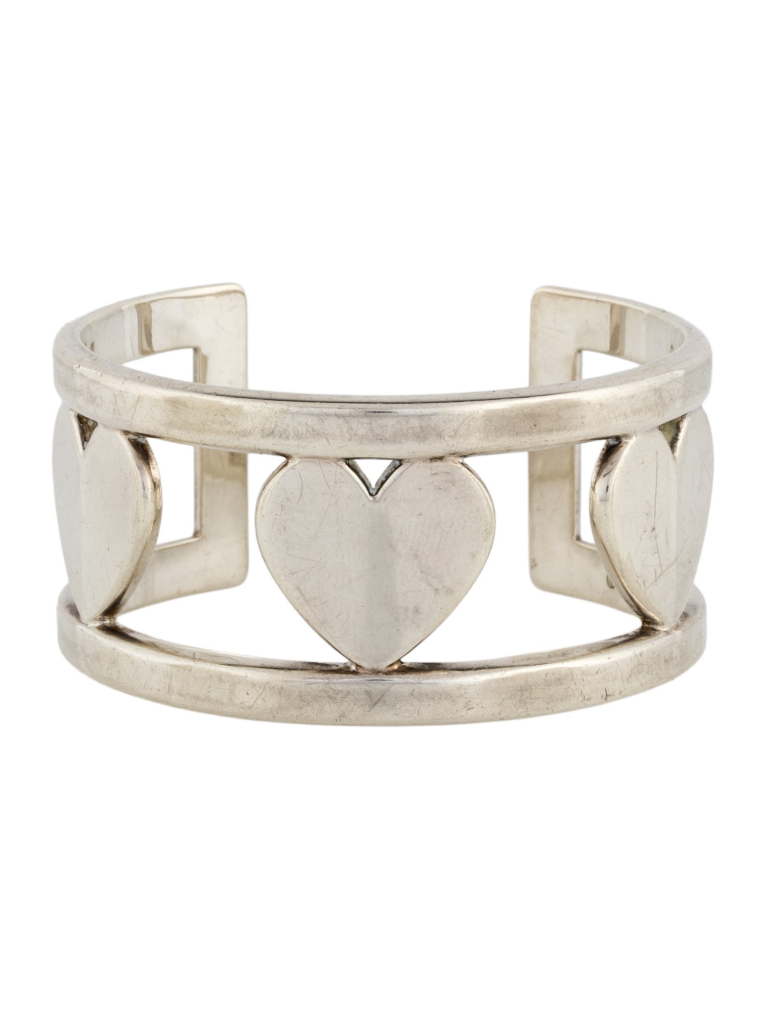 Tiffany & Co. Cutout Hearts Cuff Bracelet