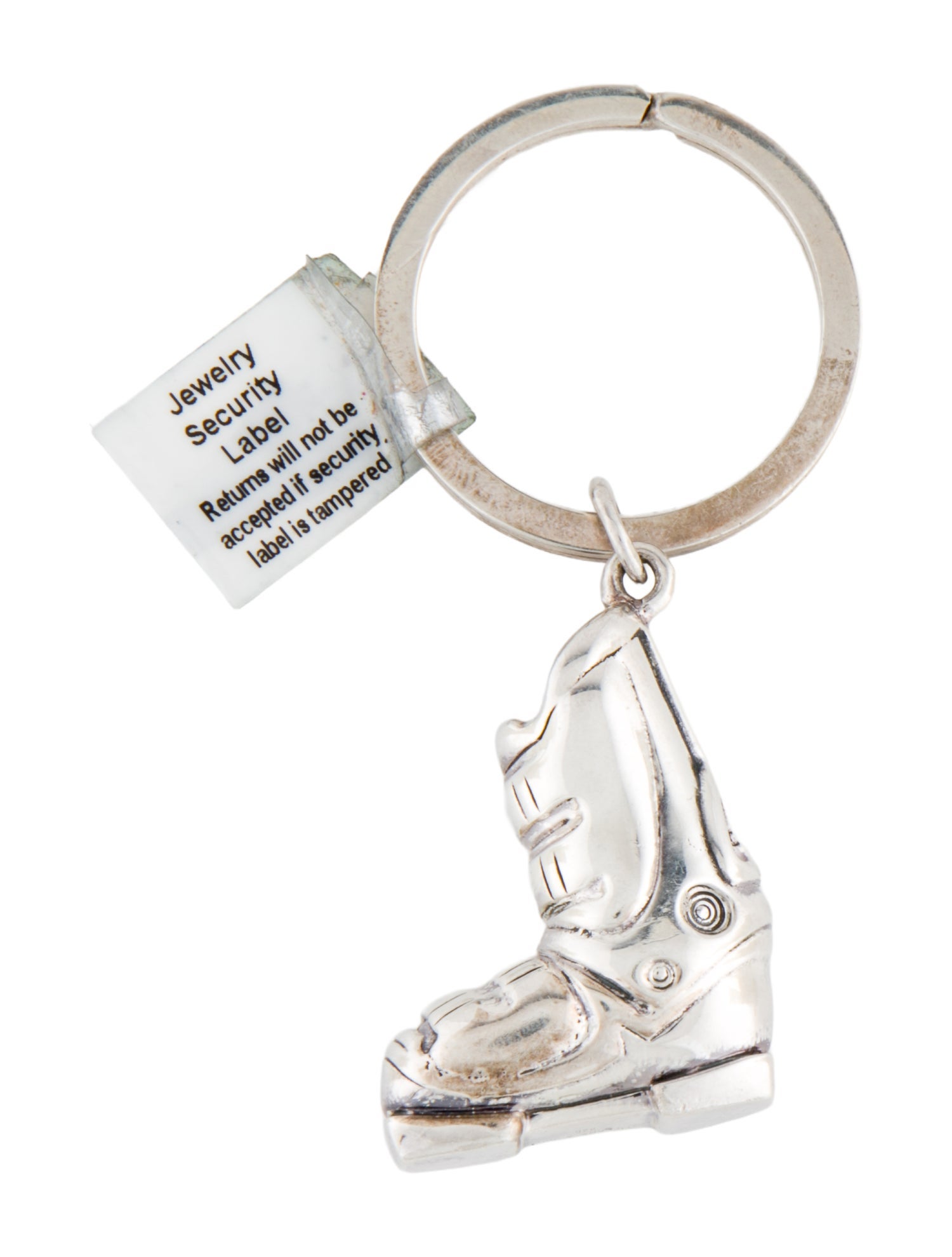 Jacquemus Leather Mini Handbag Keychain - White Keychains