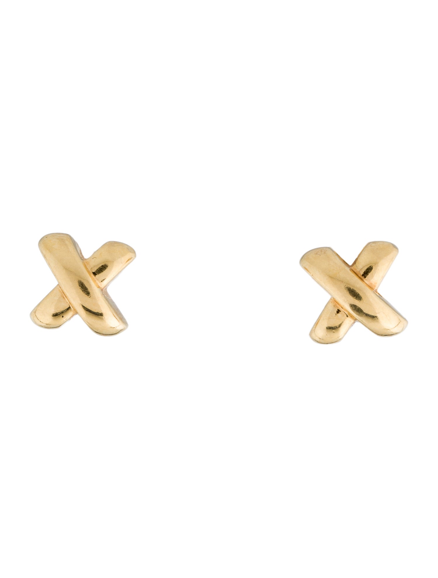 Tiffany & Co. 18K Signature X Stud Earrings