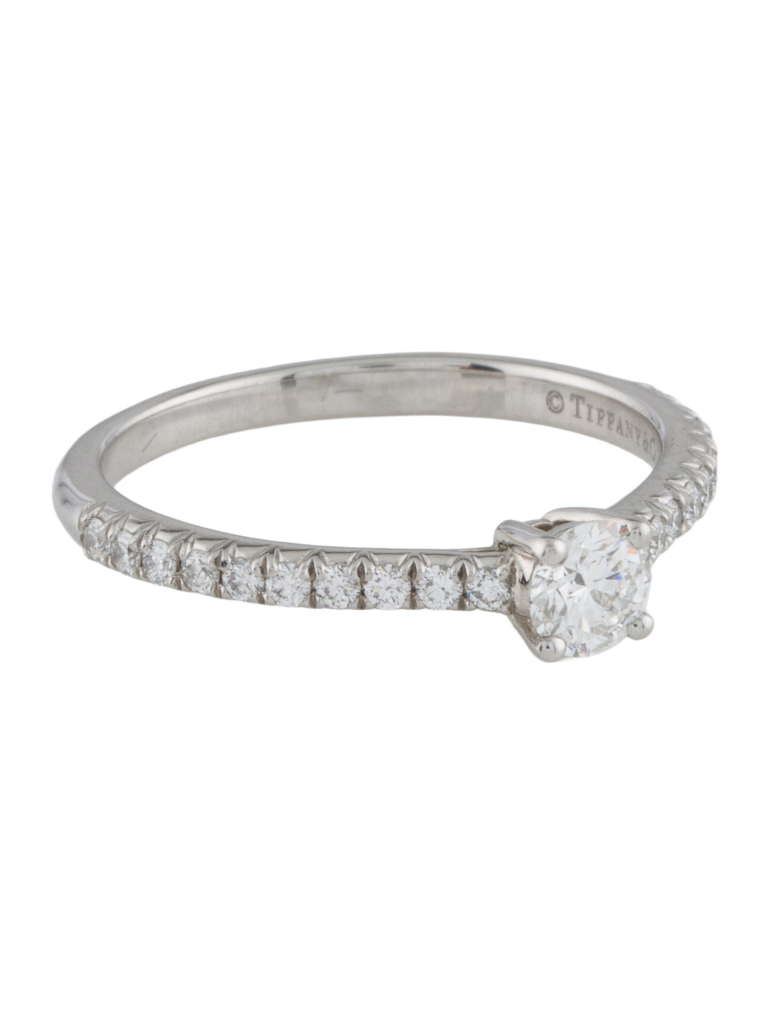 Tiffany & Co. Novo® Platinum Diamond Engagement Ring