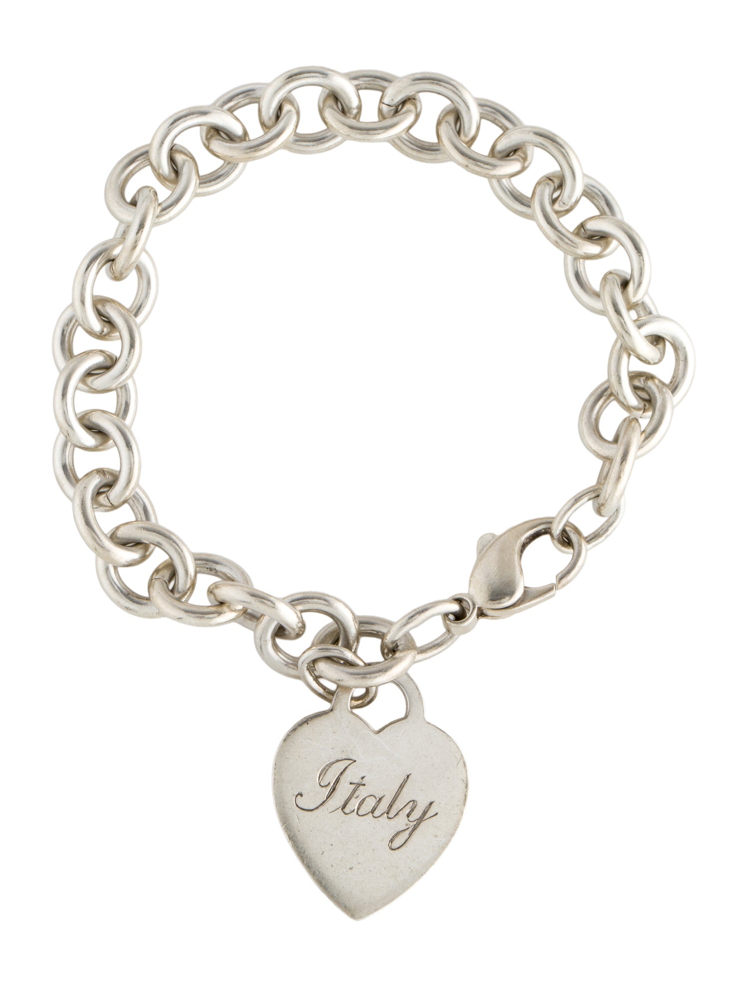 Tiffany & Co. Heart Tag Charm Bracelet