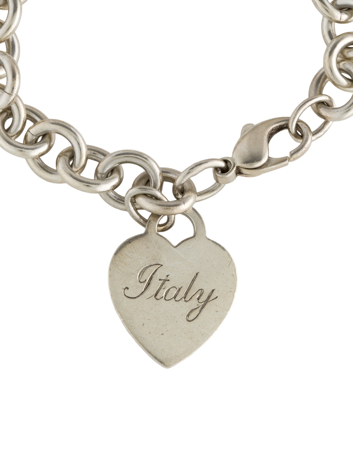 Tiffany & Co. Heart Tag Charm Bracelet