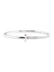 Tiffany & Co. 18K 1.00ctw Diamond T1 Narrow Hinged Bangle
