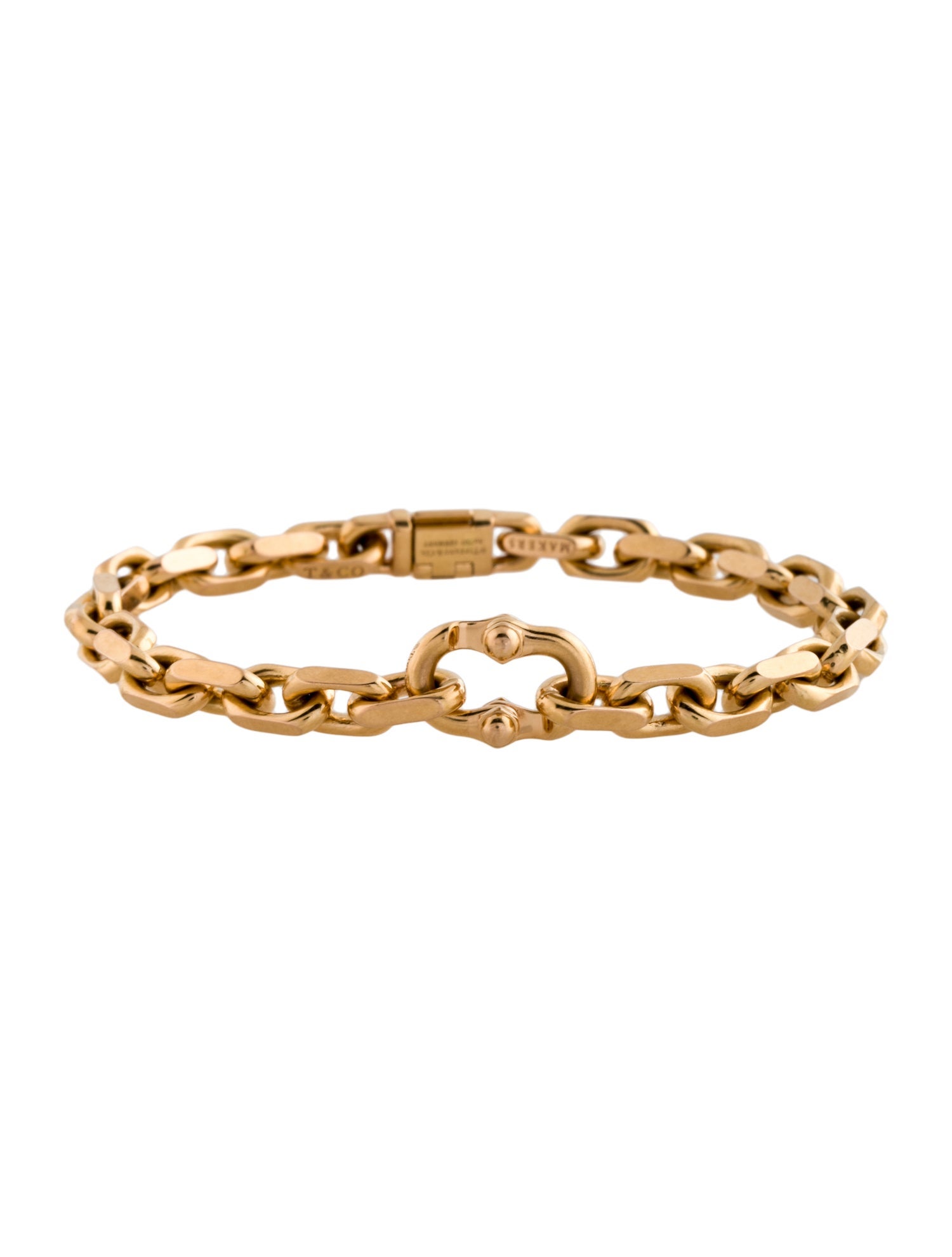 Tiffany & Co. 18K Makers Narrow Chain Bracelet