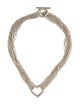 Tiffany & Co. Heart Toggle Mesh Multistrand Necklace