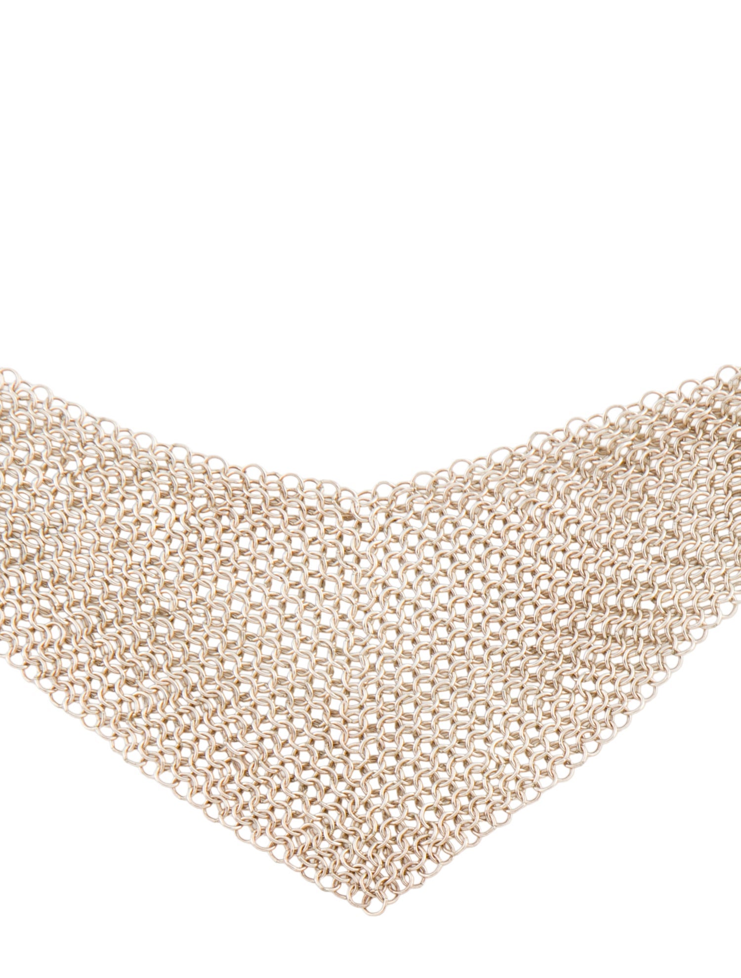Tiffany & Co. Mesh Bib Necklace