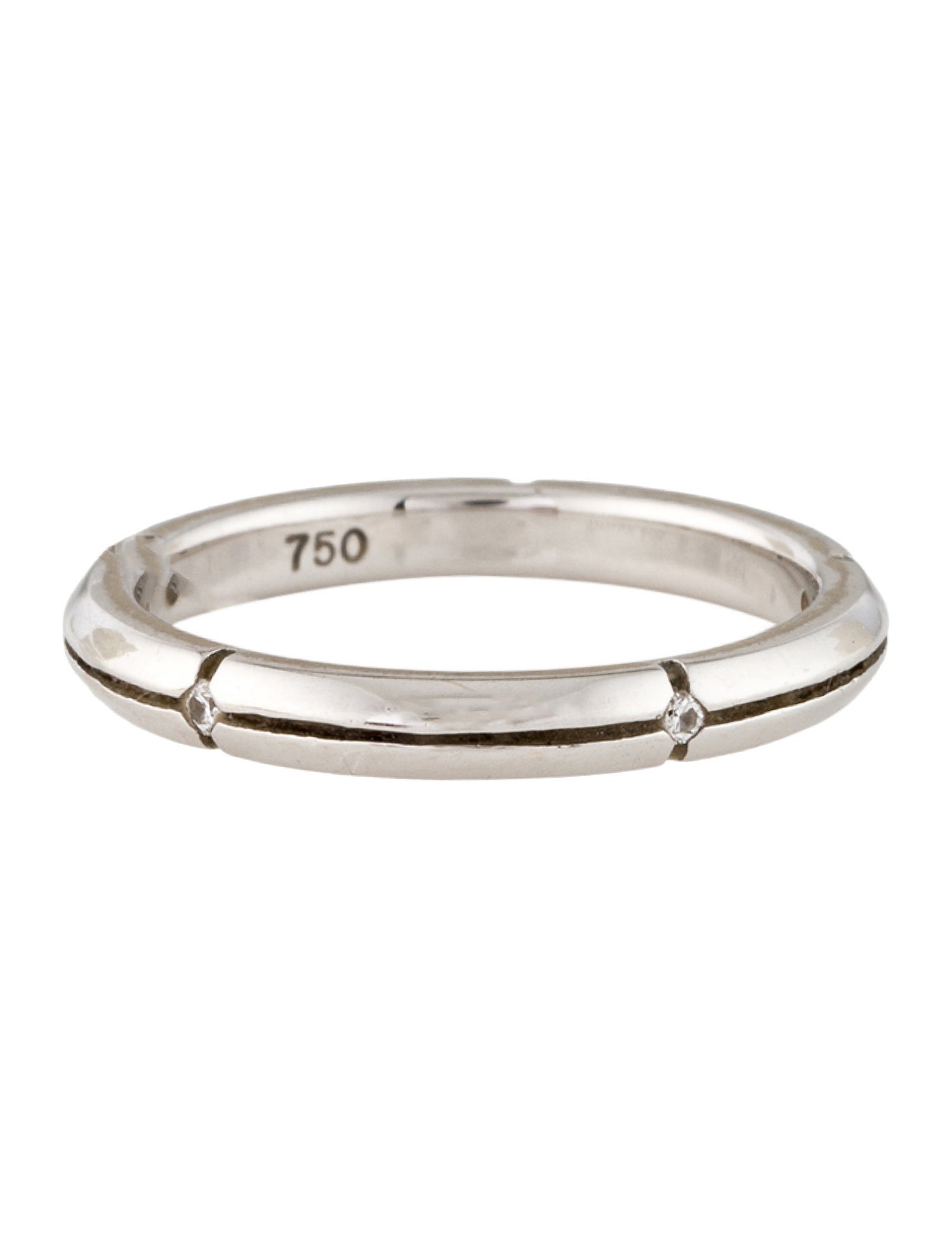 Tiffany & Co. 18K Diamond Streamerica Band