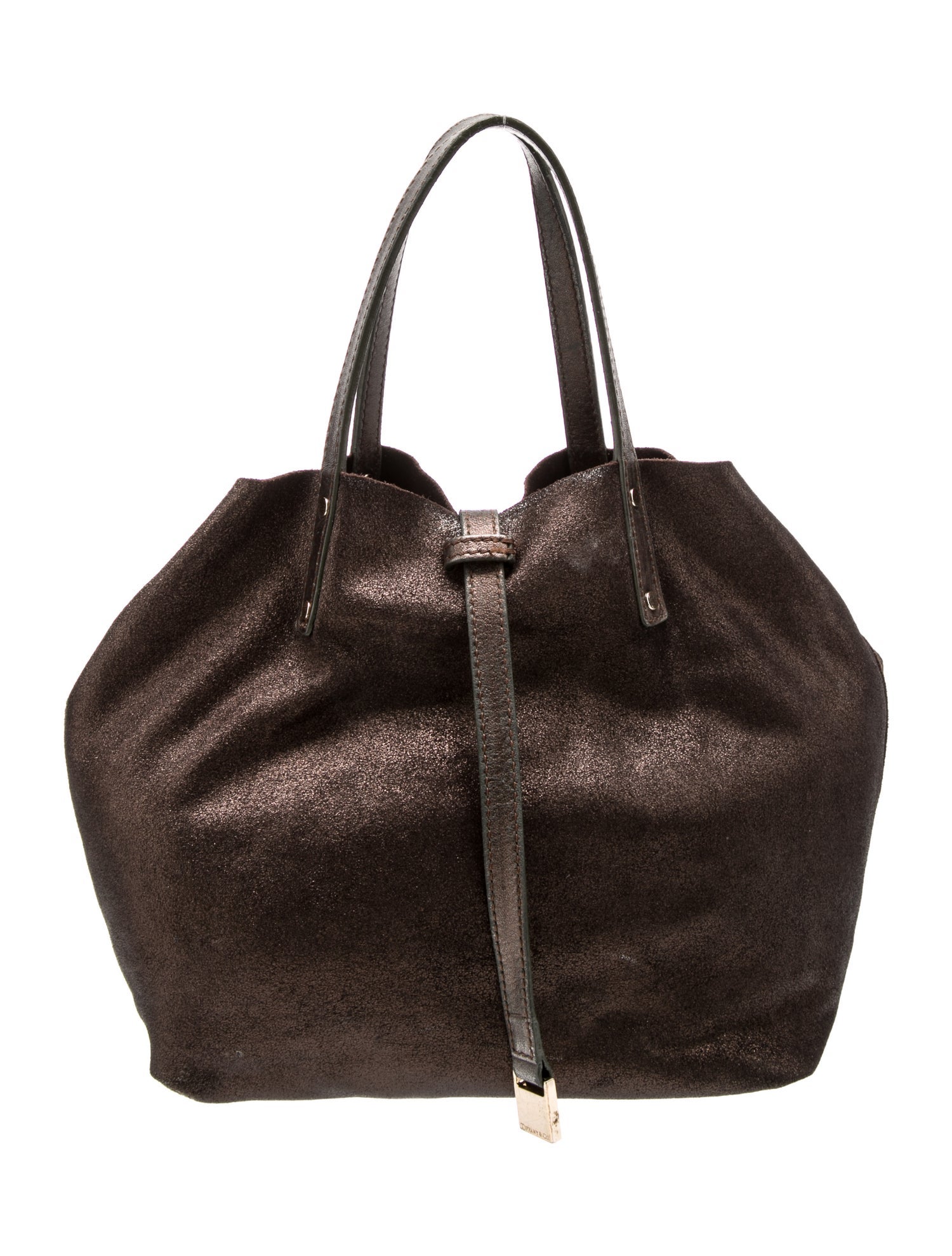 Tiffany & Co. Suede Top Handle Bag