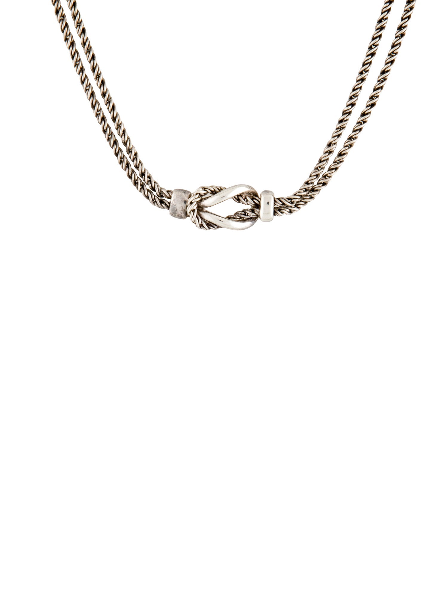 Tiffany & Co. Double Rope Knot Necklace