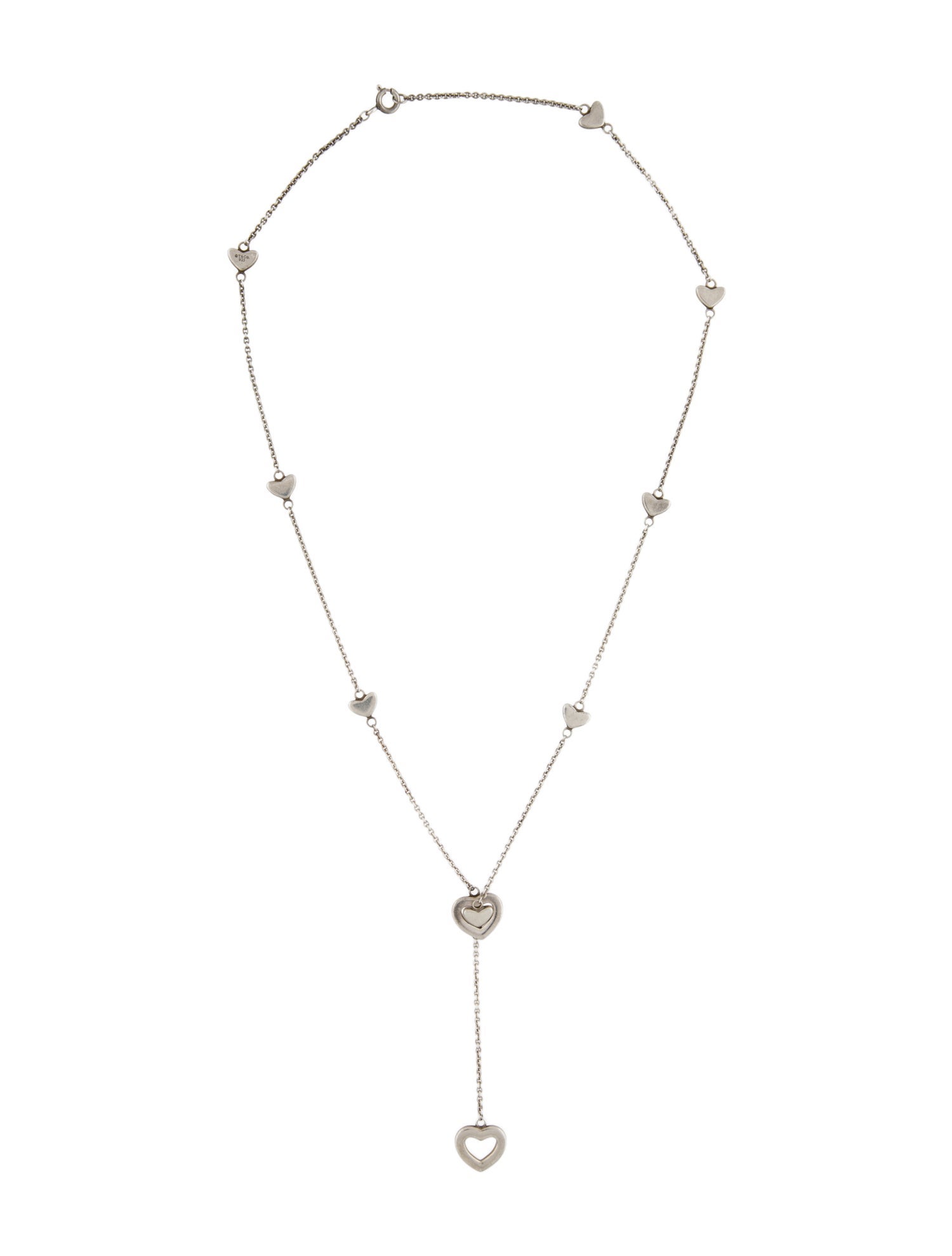 Tiffany & Co. Heart Toggle Lariat Necklace