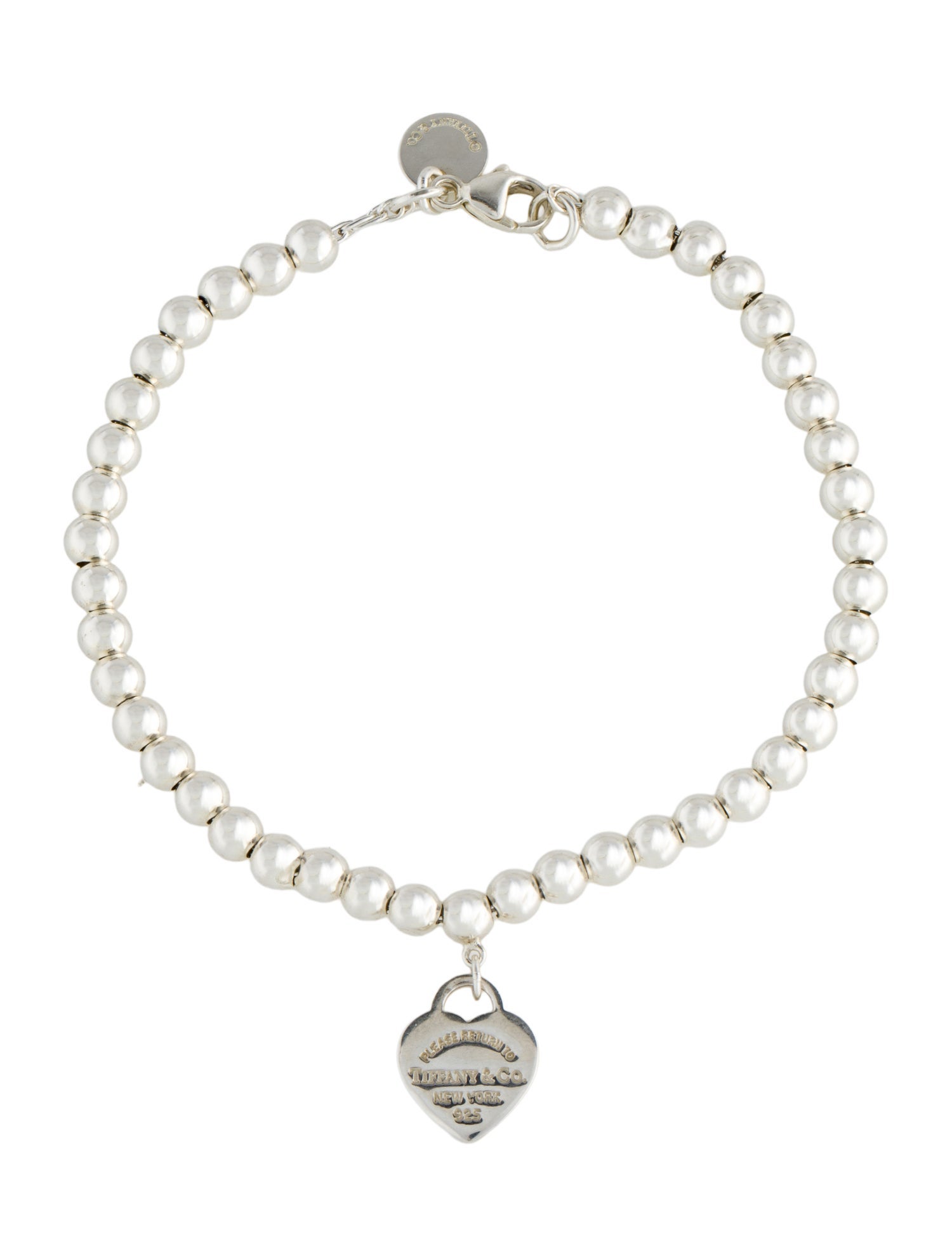 Tiffany & Co. Heart Tag Bead Bracelet