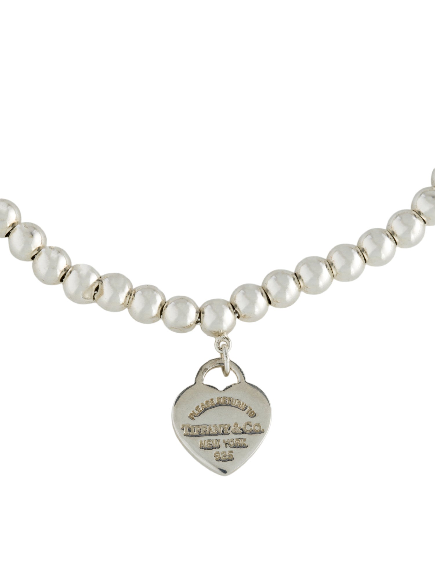 Tiffany & Co. Heart Tag Bead Bracelet