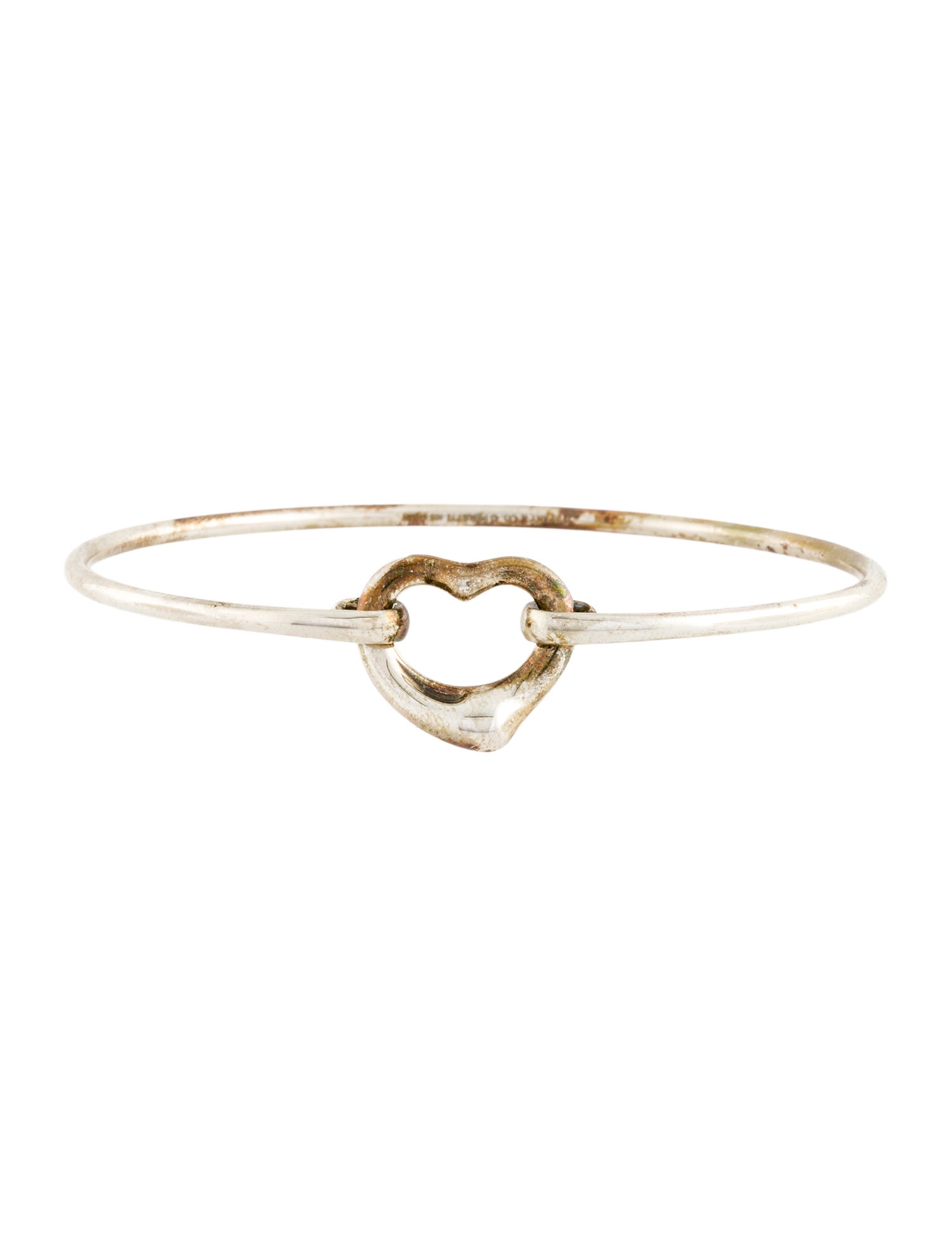 Tiffany & Co. Open Heart Bangle Bracelet