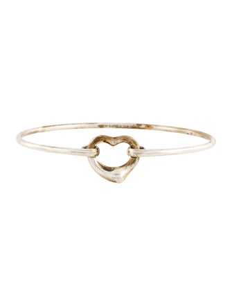 Tiffany & Co. Open Heart Bangle Bracelet