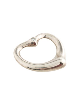 Tiffany & Co. Diamond Open Heart Pendant