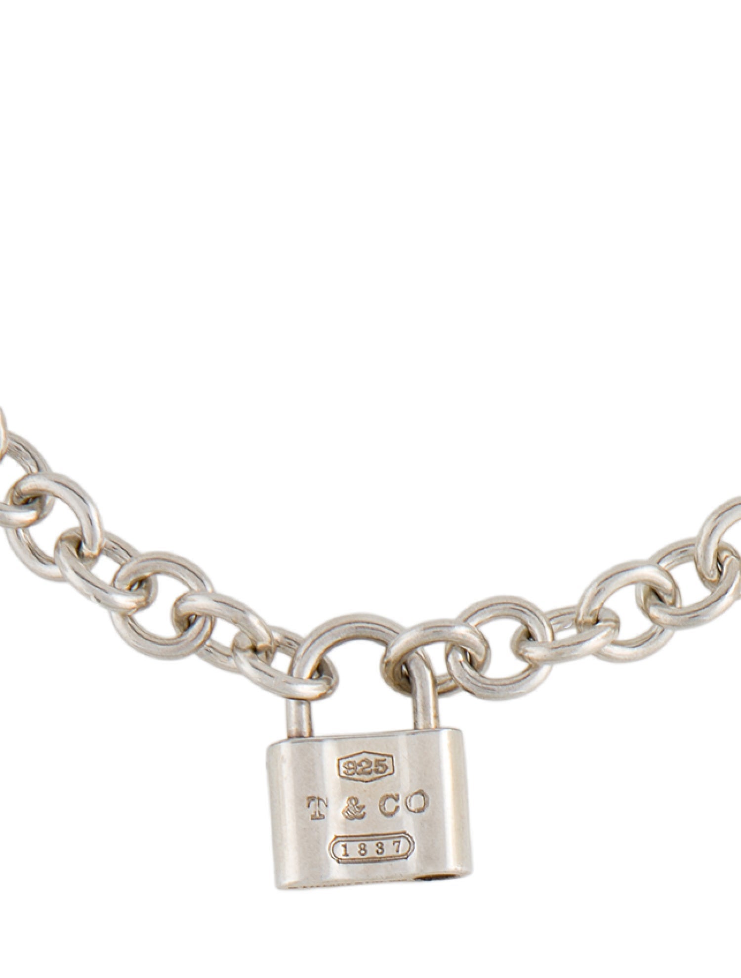Tiffany & Co. 1837® Lock Pendant Necklace