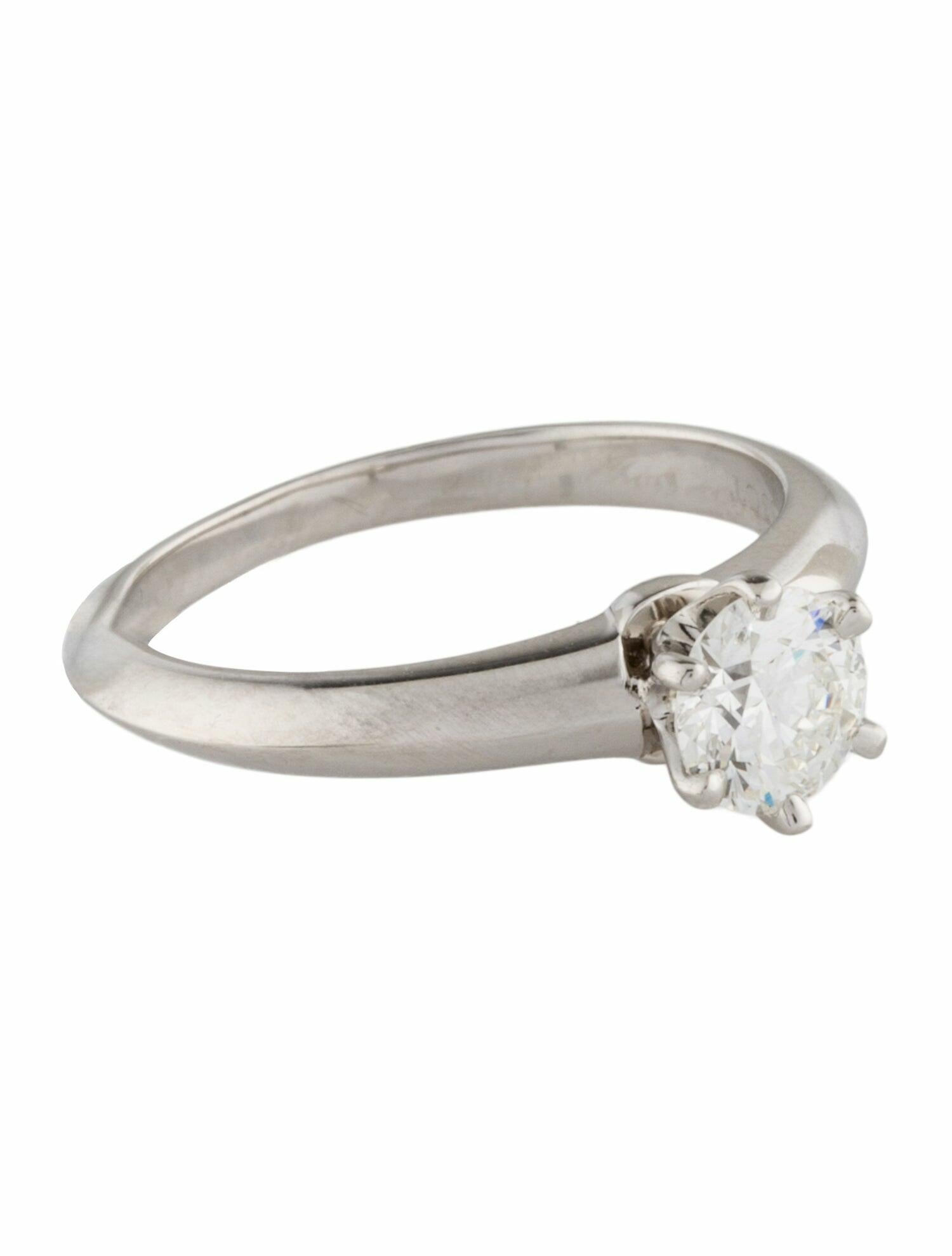 Tiffany & Co. Platinum Diamond Solitaire Engagement Ring