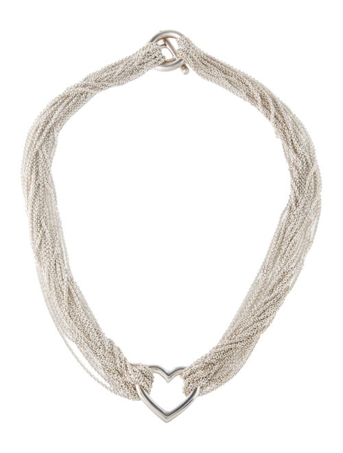Tiffany & Co. Heart Multi Strand Toggle Necklace