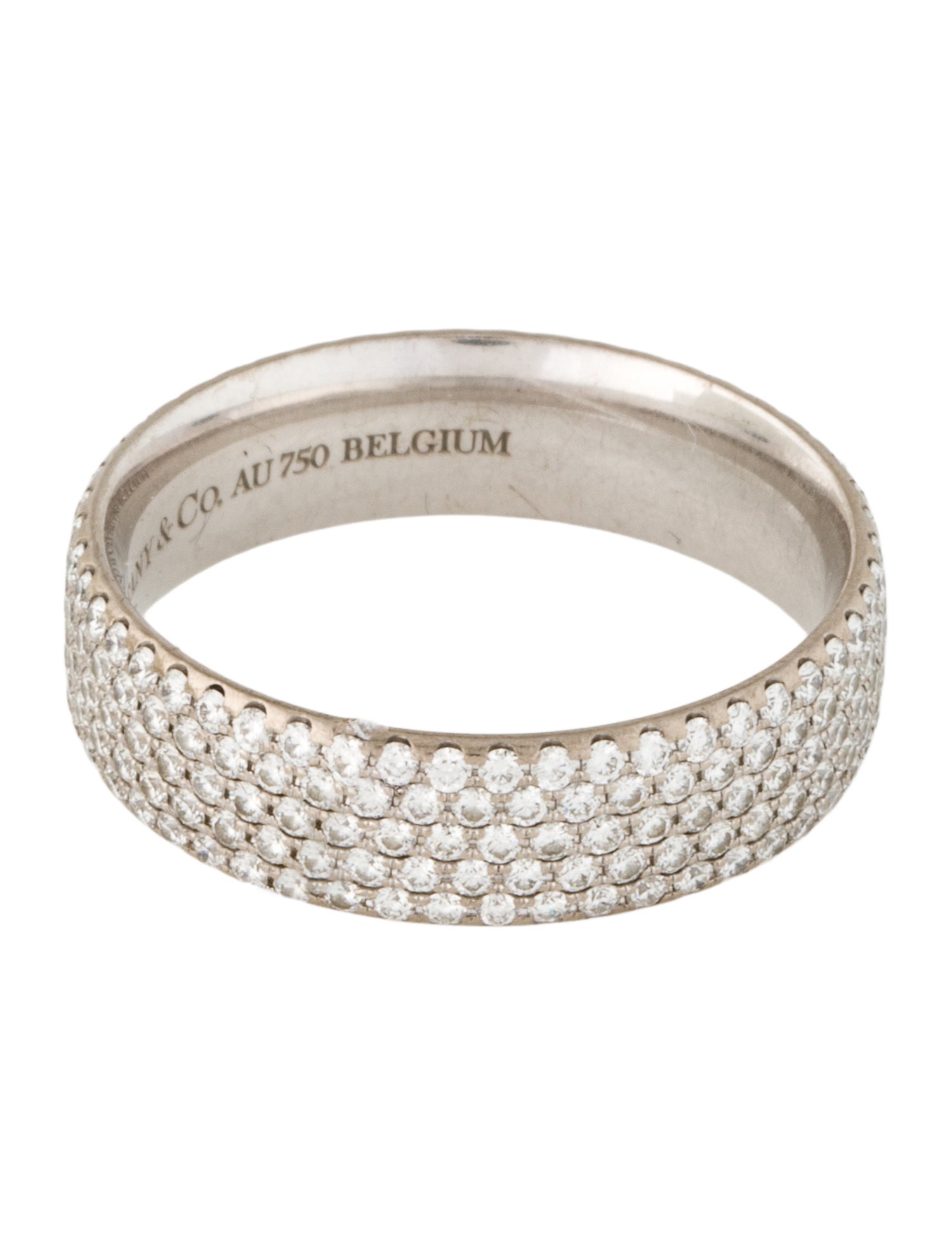 Tiffany & Co. 18K Diamond Metro Five-Row Ring