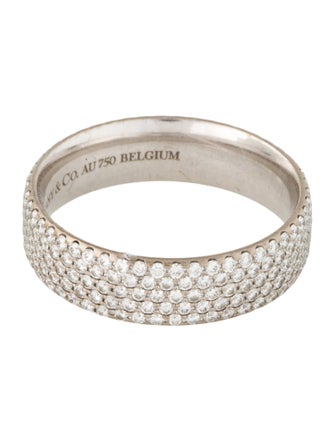 Tiffany & Co. 18K Diamond Metro Five-Row Ring