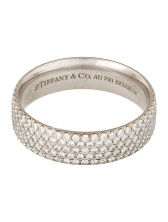 Tiffany & Co. 18K Diamond Metro Five-Row Ring