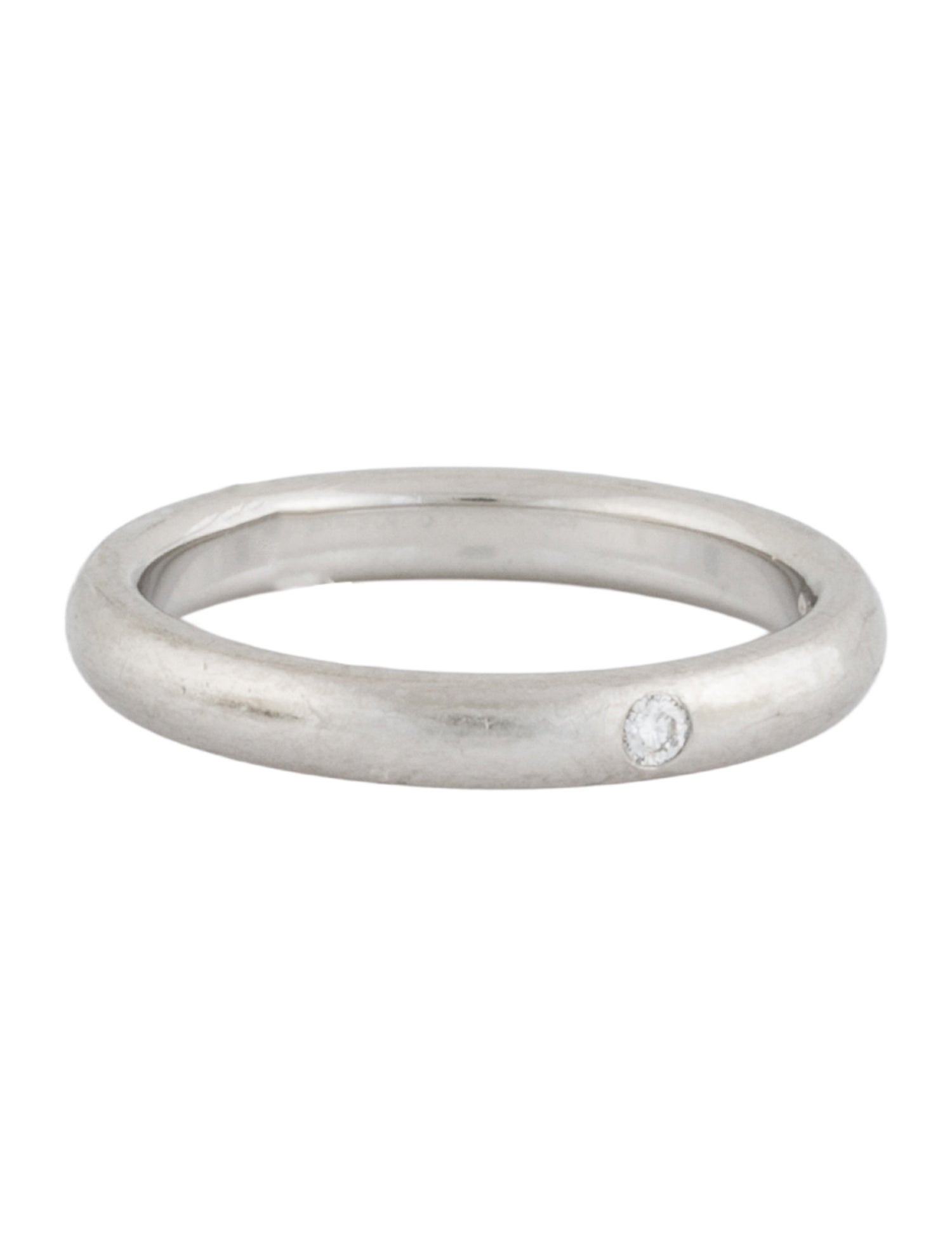 Tiffany & Co. Elsa Peretti Platinum Diamond Band