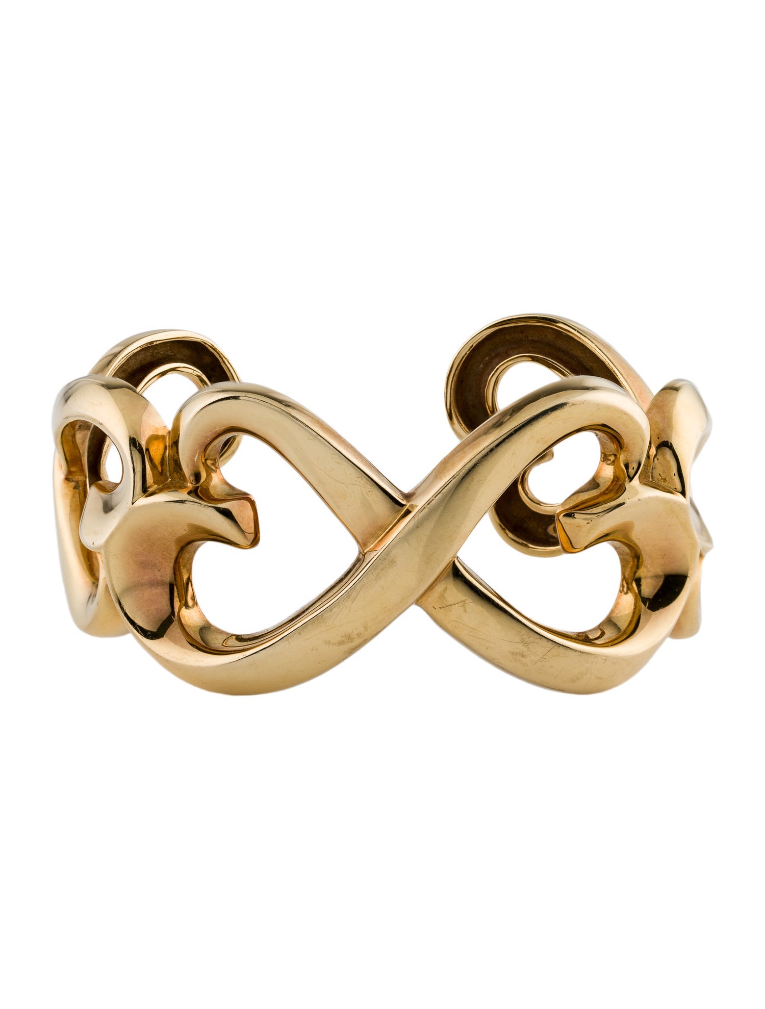 Tiffany & Co. 18K Loving Heart Cuff Bracelet