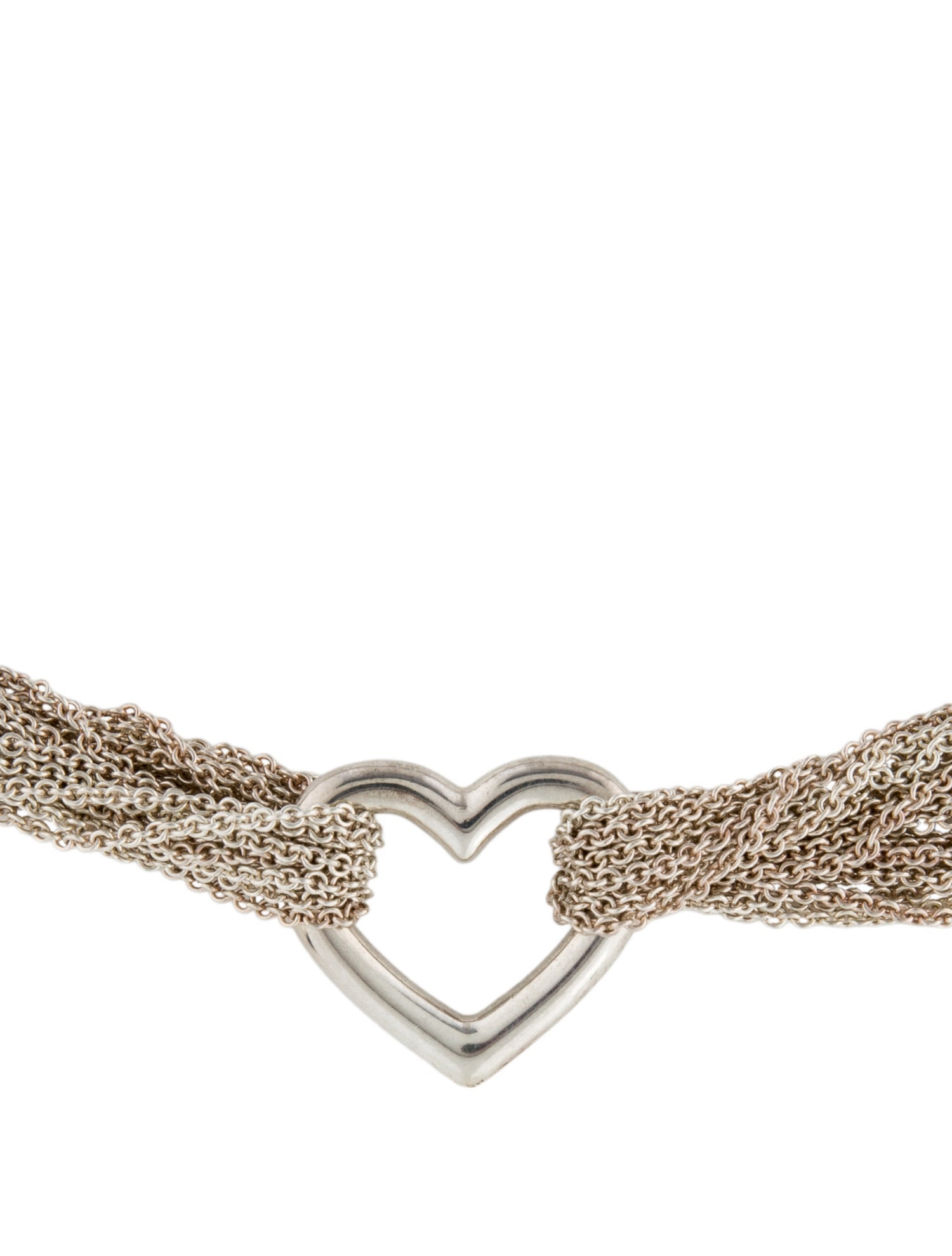 Tiffany & Co. Heart Multistrand Toggle Necklace